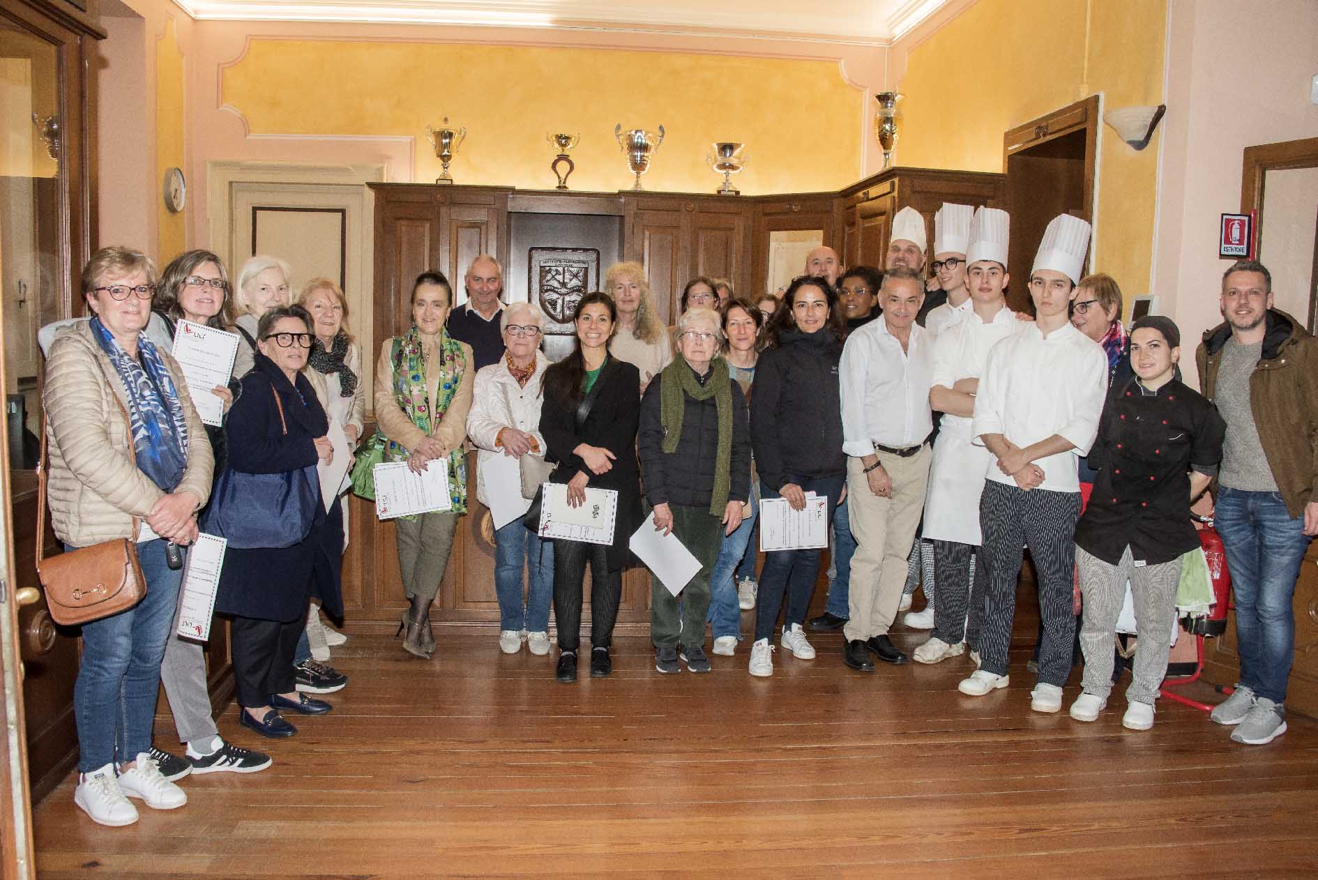 Ultimo incontro del corso di cucina: “Cibo: gusto e salute”, organizzato da Lilt con l’Istituto Alberghiero