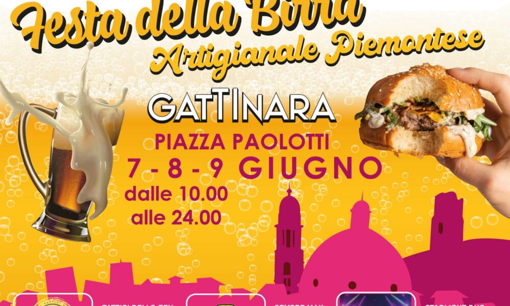 Festa della Birra artigianale Piemontese, da venerdì a Gattinara