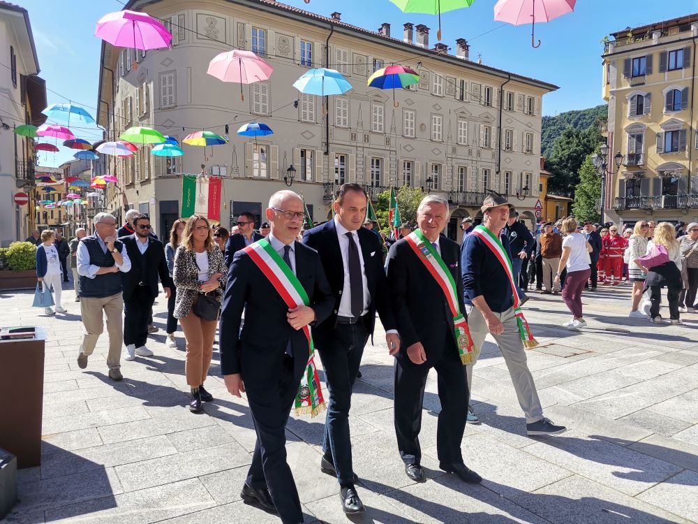 Inaugurato il piazzale Bersaglieri d’Italia a Borgosesia