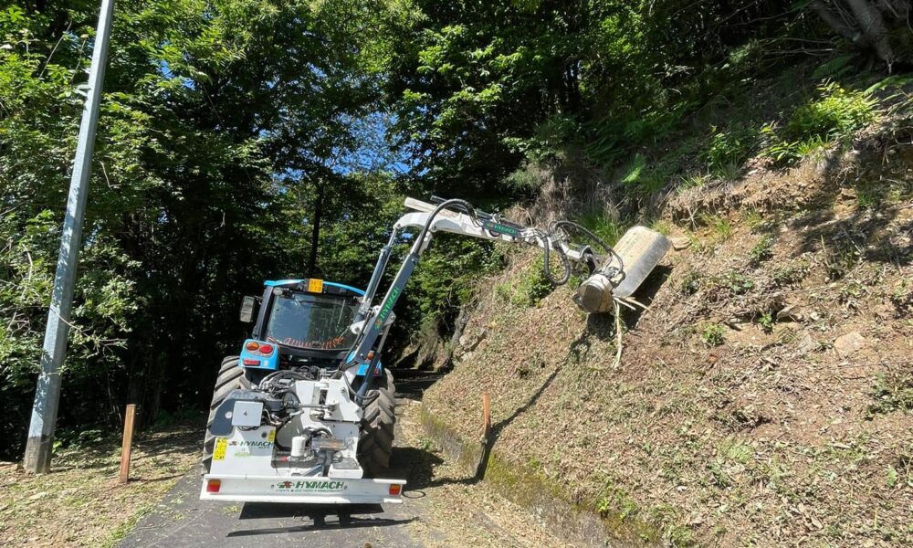 Strada Fei-Tovo sistemata, ora gli interventi di pulizia