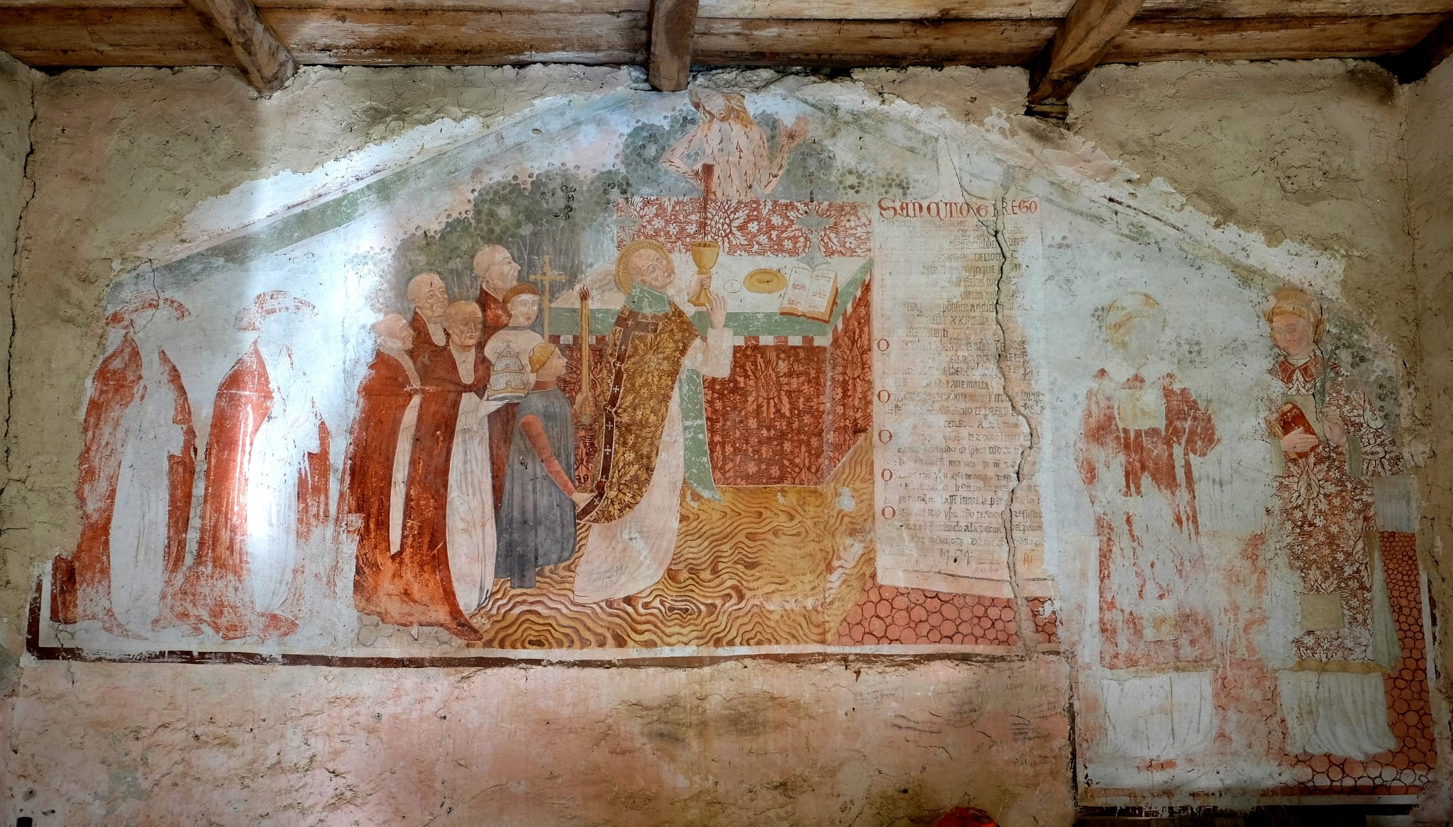 Due passeggiate per salvare l’affresco di San Gregorio