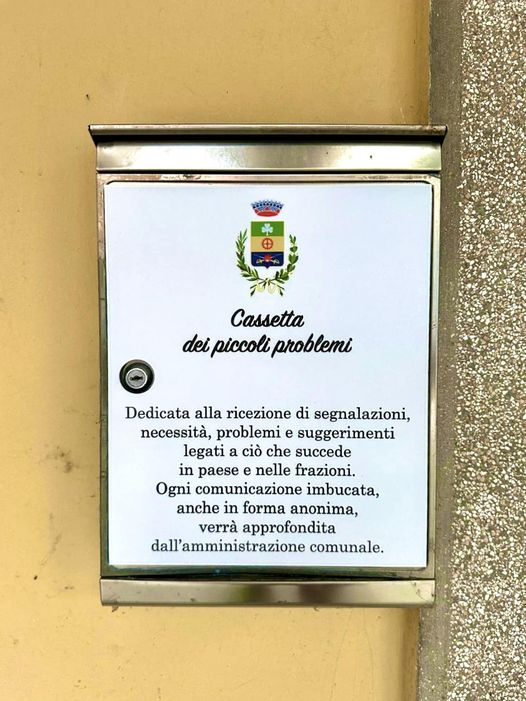 La «cassetta dei piccoli problemi» a Pray