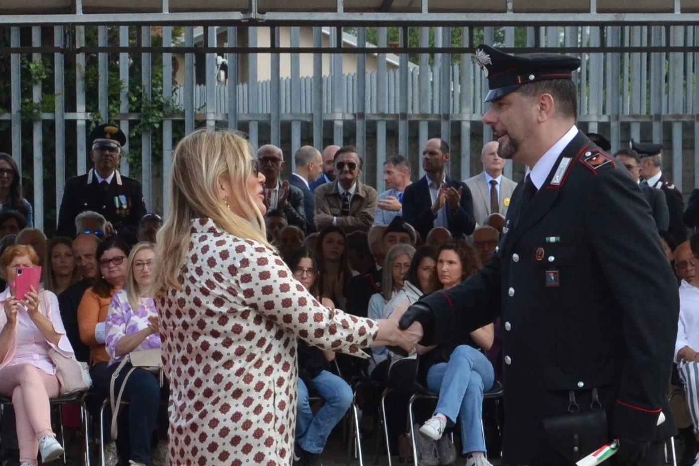 Il nuovo prefetto, la dott.ssa Elena Scalfaro, in visita al Comando Provinciale Carabinieri di Biella