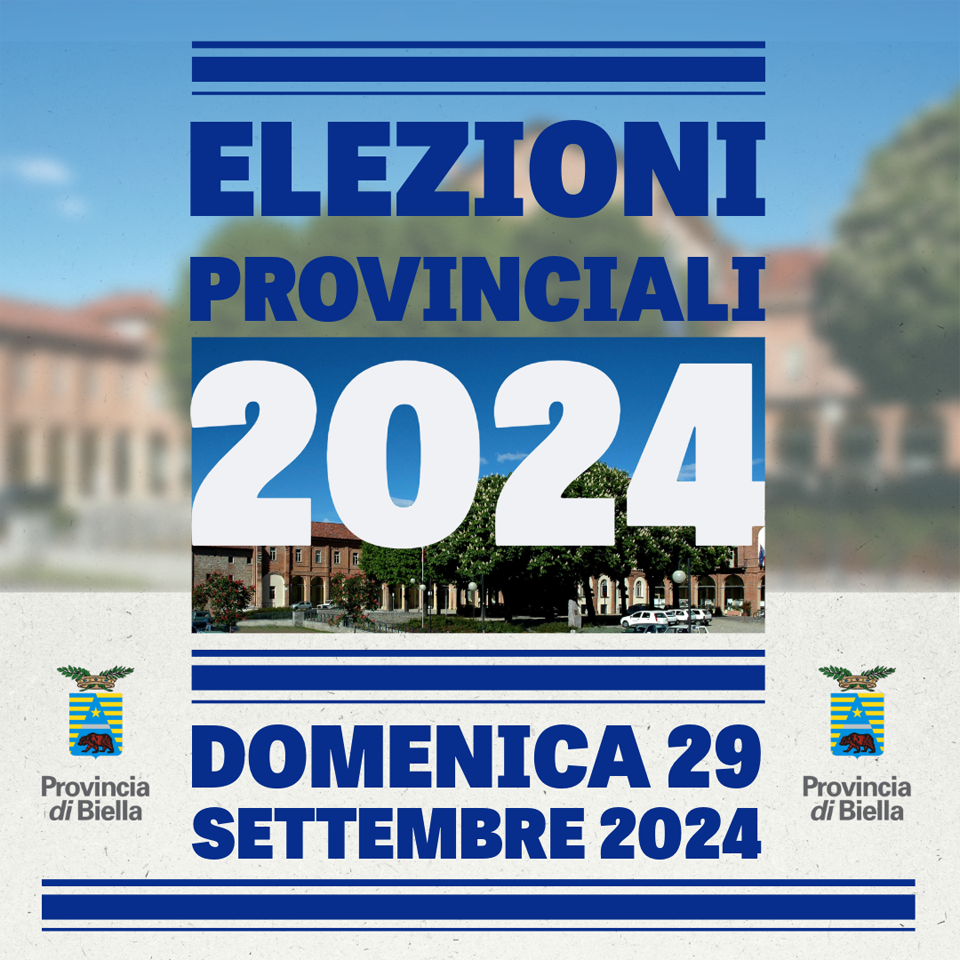 Indetti i comizi elettorali per le elezioni del Consiglio provinciale del Biellese