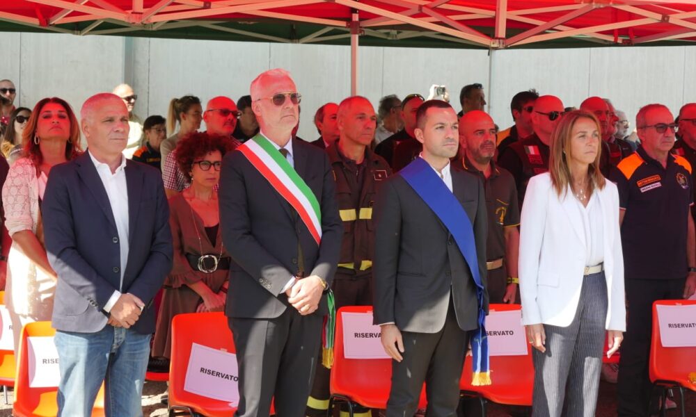 Inaugurata la nuova sede del gruppo Aib, Antincendi Boschivi, di Biella