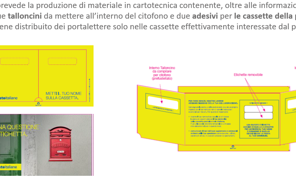 “Etichetta la cassetta”, il progetto di Poste Italiane arriva anche nel Biellese