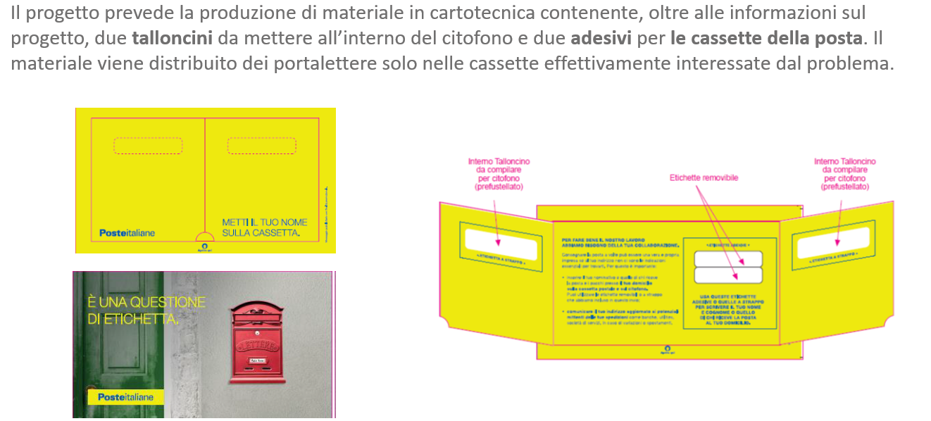 “Etichetta la cassetta”, il progetto di Poste Italiane arriva anche nel Biellese