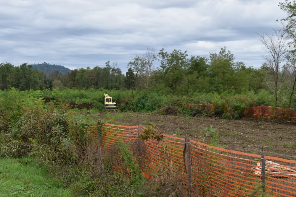 Ruspe al lavoro a Gattinara: cantiere in attività per la Pedemontana