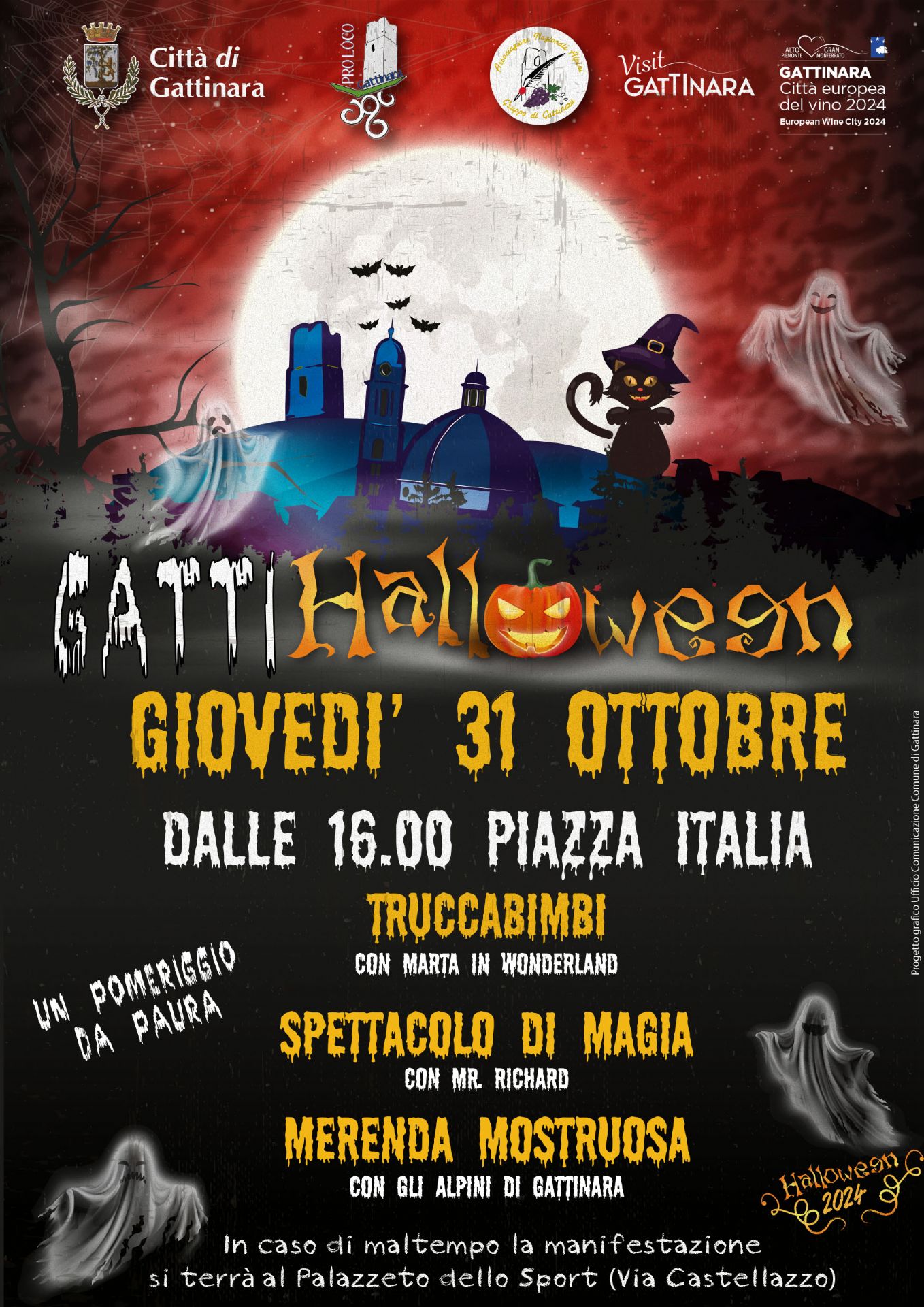 “Gatti-Halloween”, una festa da paura a Gattinara