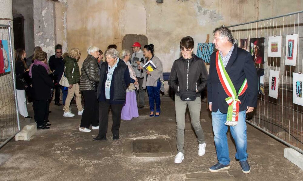 Inaugurazione della mostra di Enrico Pettinaroli a Grignasco