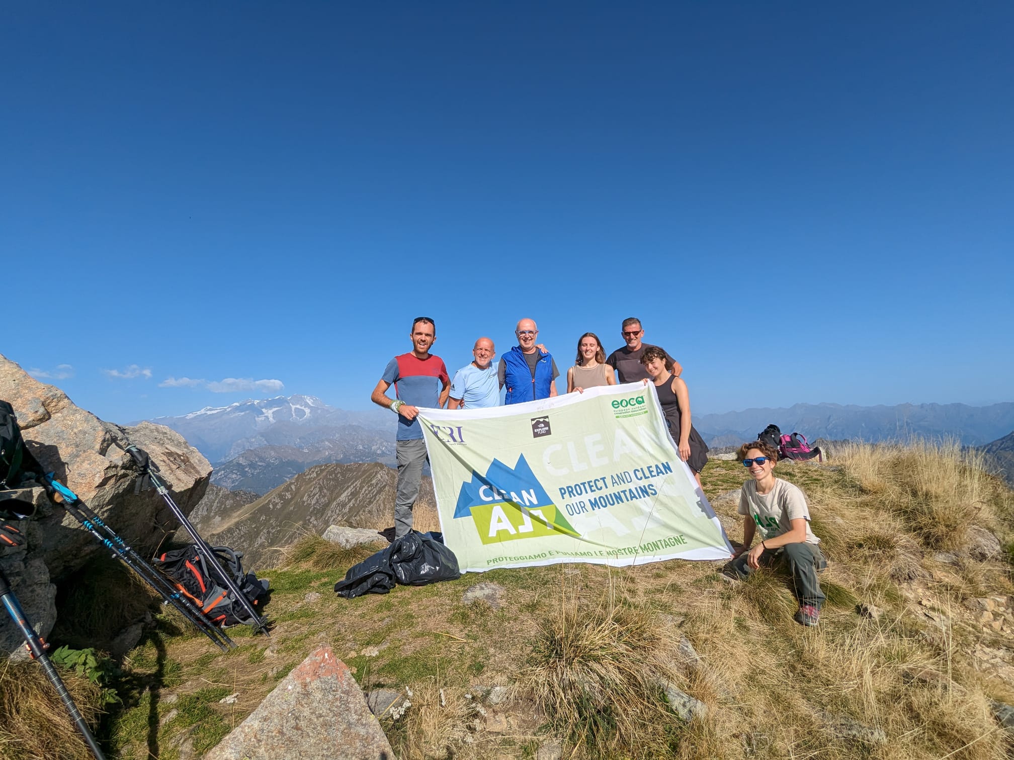 «Cuore attivo Monterosa» porta il progetto «Clean Alp» sui sentieri dell’Oasi Zegna