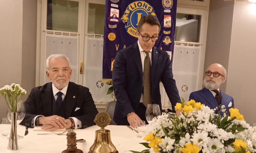 Felice Addonizio ospite del Lions Club Valsesia