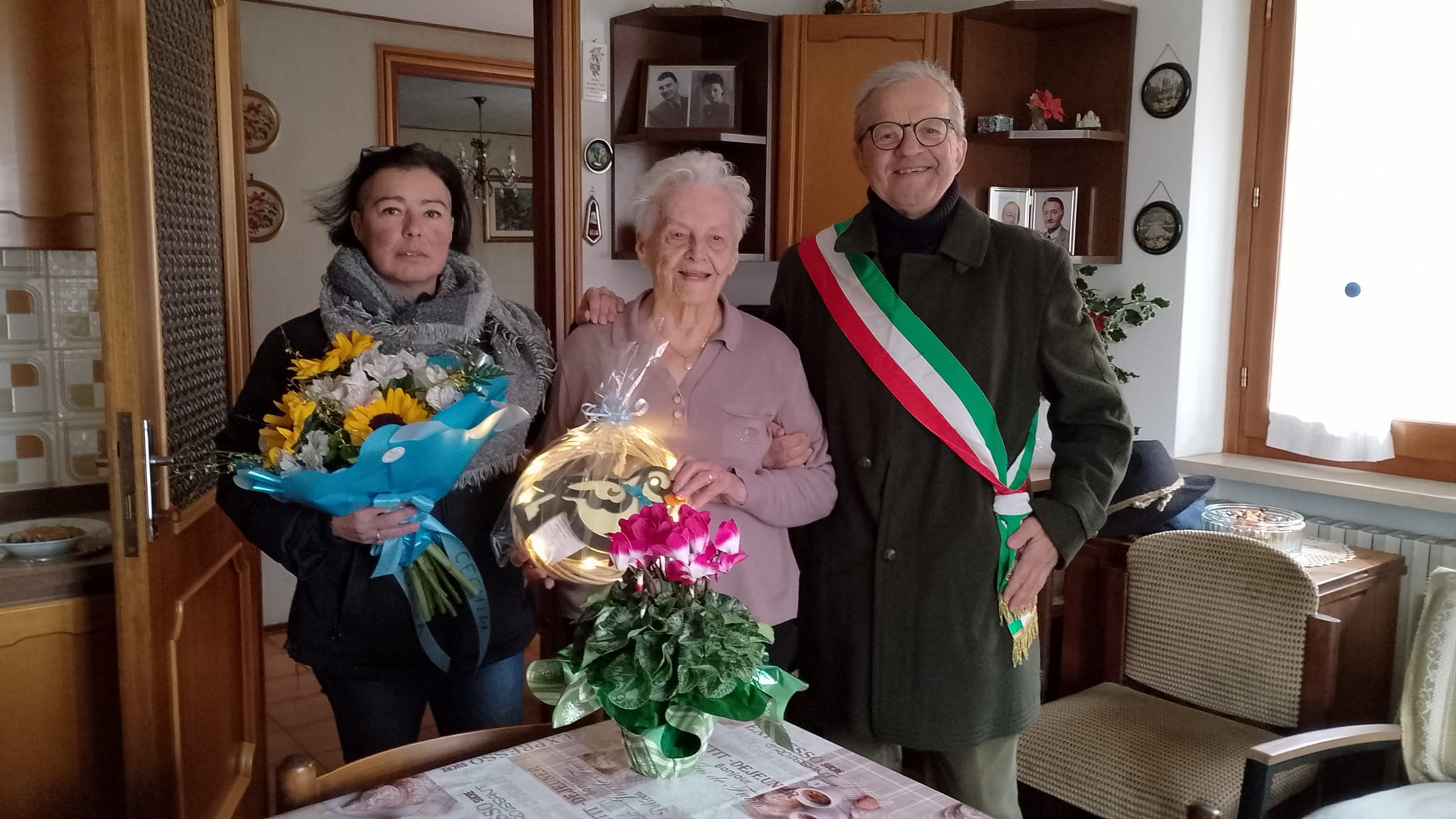 104 candeline, tanti tanti auguri a Salve Crosa Moretto di Pianceri Alto