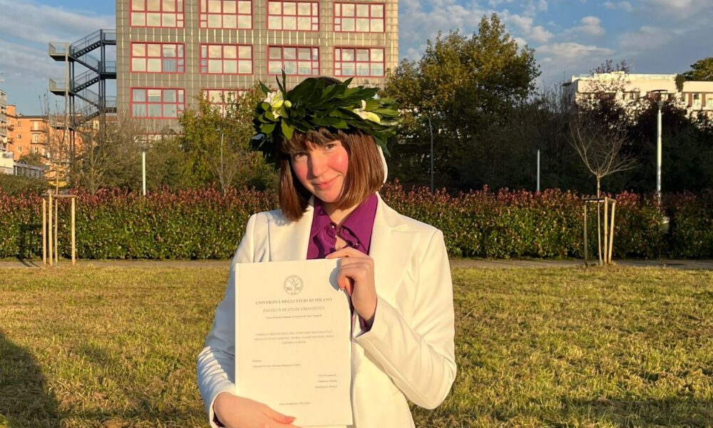 Brillante laurea per la studentessa varallese Francesca Zanella