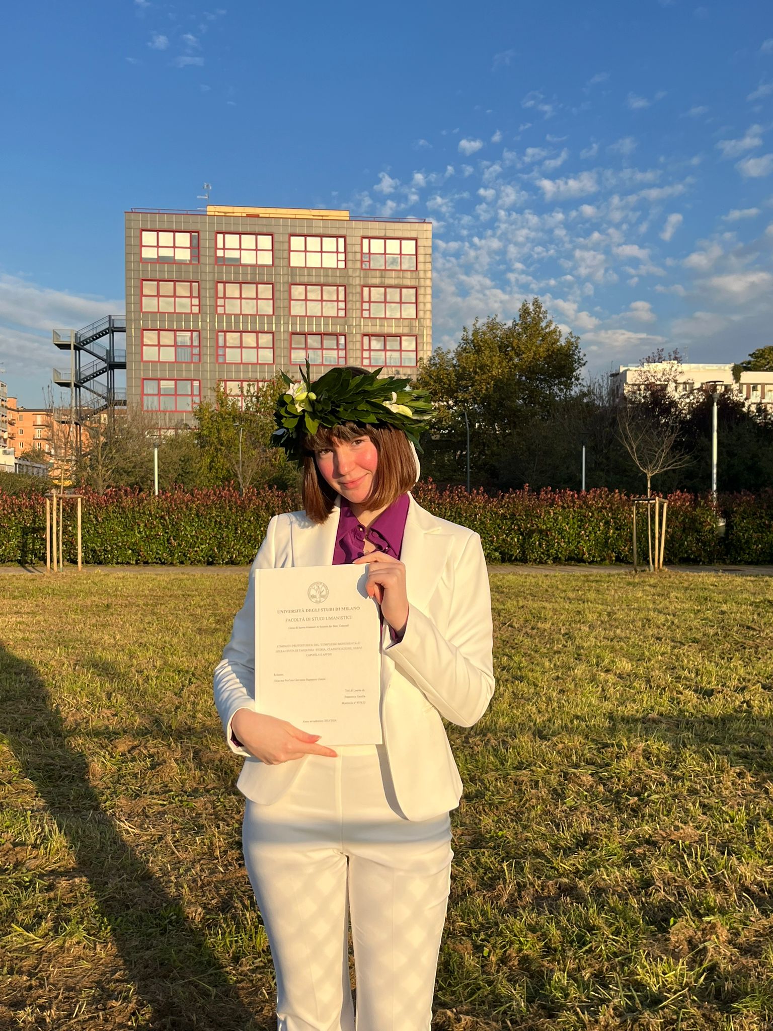 Brillante laurea per la studentessa varallese Francesca Zanella