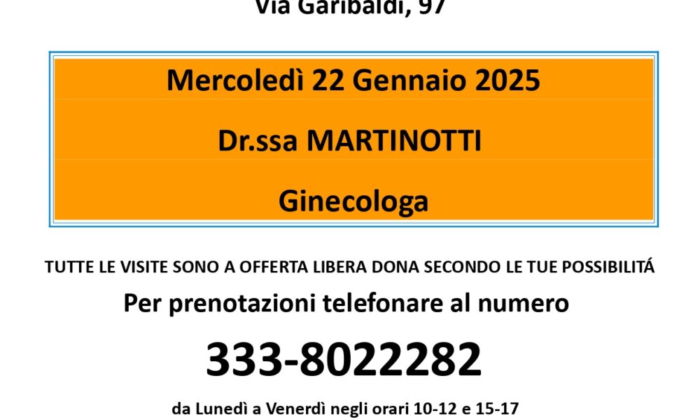 Gennaio 2025, le visite di prevenzione gratuite con Igea continuano