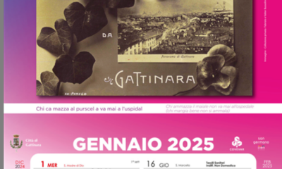 Raccolta di immagini storiche “Gruss aus” nel Calendario "Gattinara 2025"