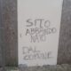 “Graffiti” sulla ex Grober, il sindaco: «Effettivamente un brutto spettacolo, ma la struttura è privata»