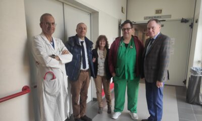 Il direttore generale Marco Ricci e la direttrice sanitaria Tiziana Ferraris all’ospedale di Borgosesia