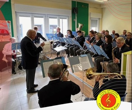 Concerto dell'Orchestra Fiati Città di Borgosesia per gli ospiti della Casa di Riposo Sant’Anna