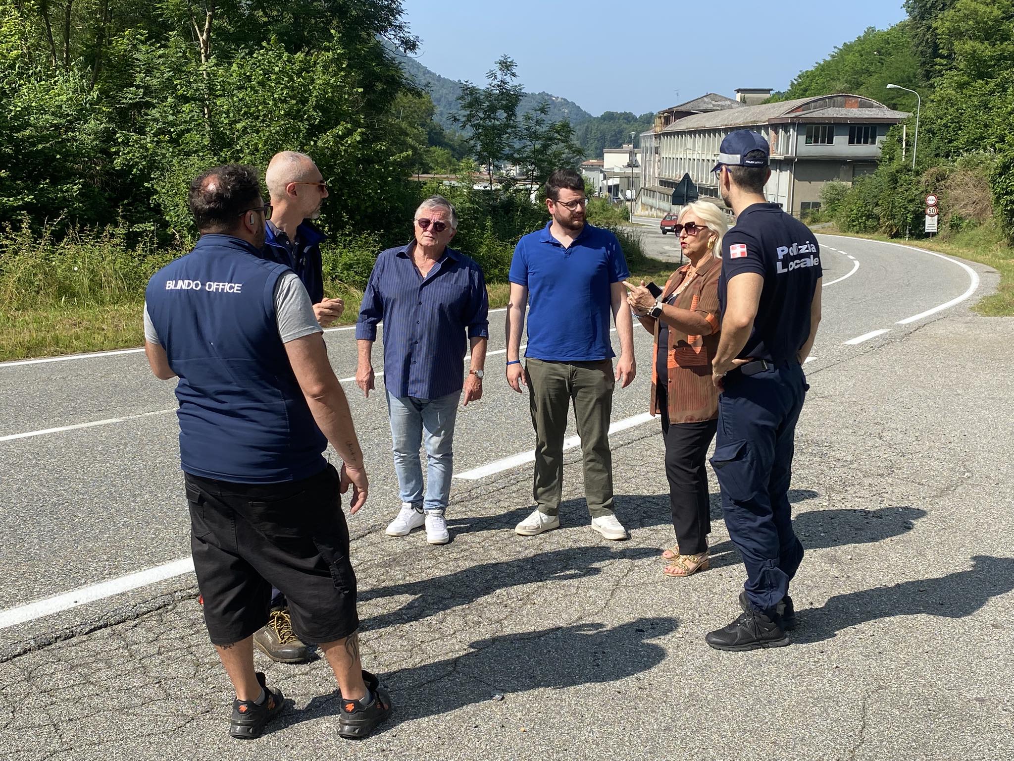 Sopralluogo congiunto sulla Cremosina per «risolvere il problema dell’eccessiva velocità»