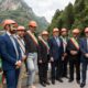 Il ministro Pichetto alla cerimonia per i cento anni della diga di Rimasco