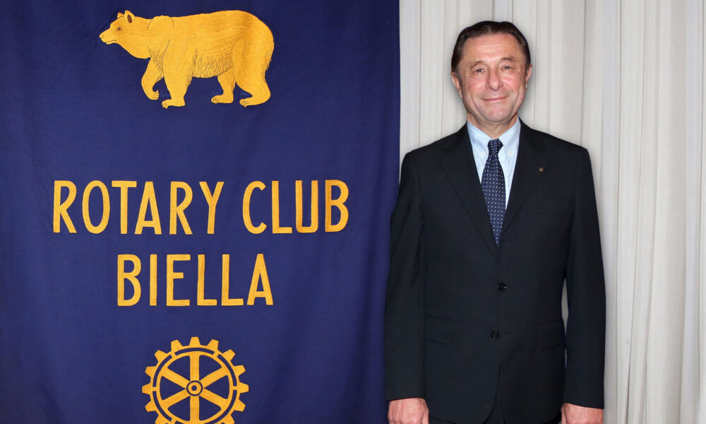Stefano Amosso nuovo presidente del Rotary club di Biella