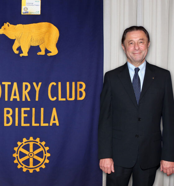 Stefano Amosso nuovo presidente del Rotary club di Biella