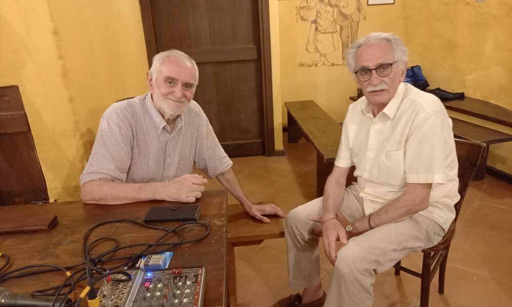 Roberto Sagliaschi ospite della serata in dialetto valsesiano promossa dal Centro Studi di Grignasco