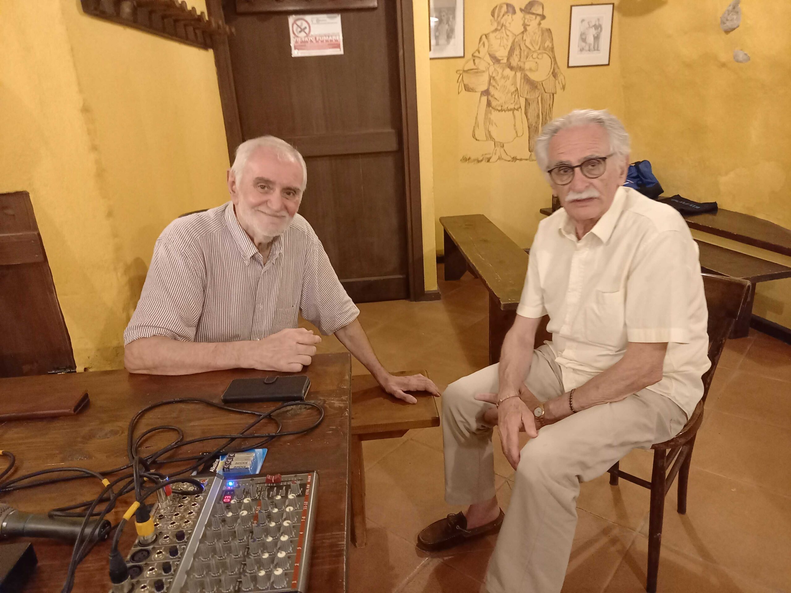 Roberto Sagliaschi ospite della serata in dialetto valsesiano promossa dal Centro Studi di Grignasco