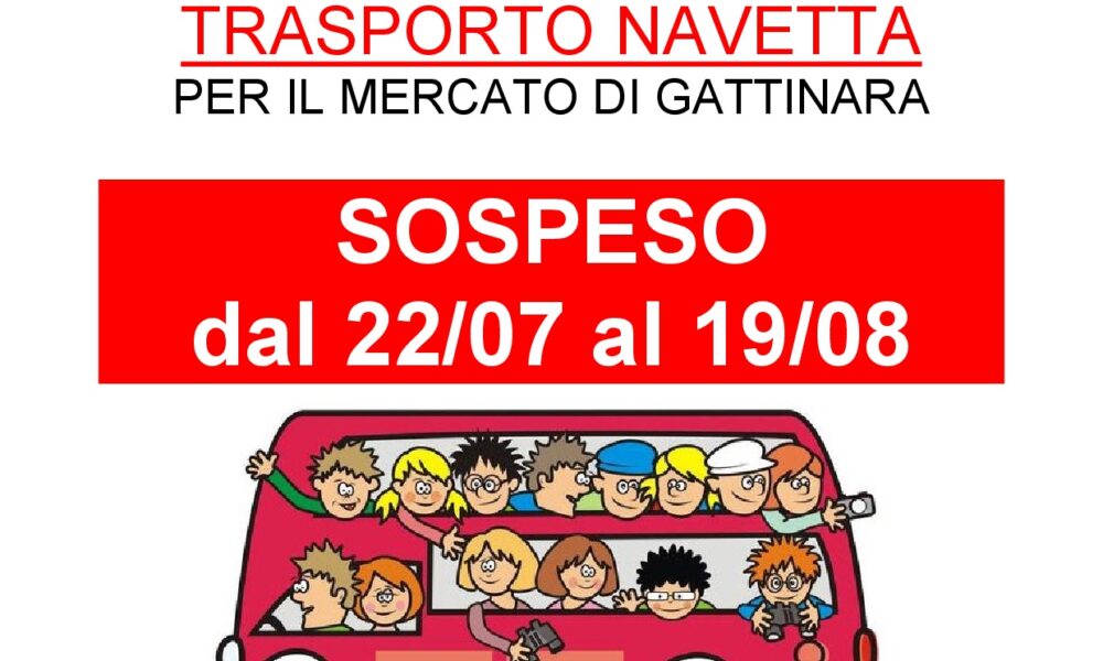 Lozzolo, da domani sospeso il servizio di trasporto navetta per Gattinara