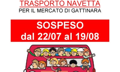 Lozzolo, da domani sospeso il servizio di trasporto navetta per Gattinara