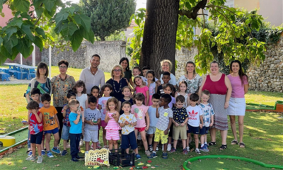 Colori e fantasia al Minigolf con i sassi dipinti dai bimbi dell’Asilo comunale