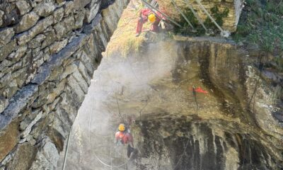 Cantiere aperto al ponte della Gula