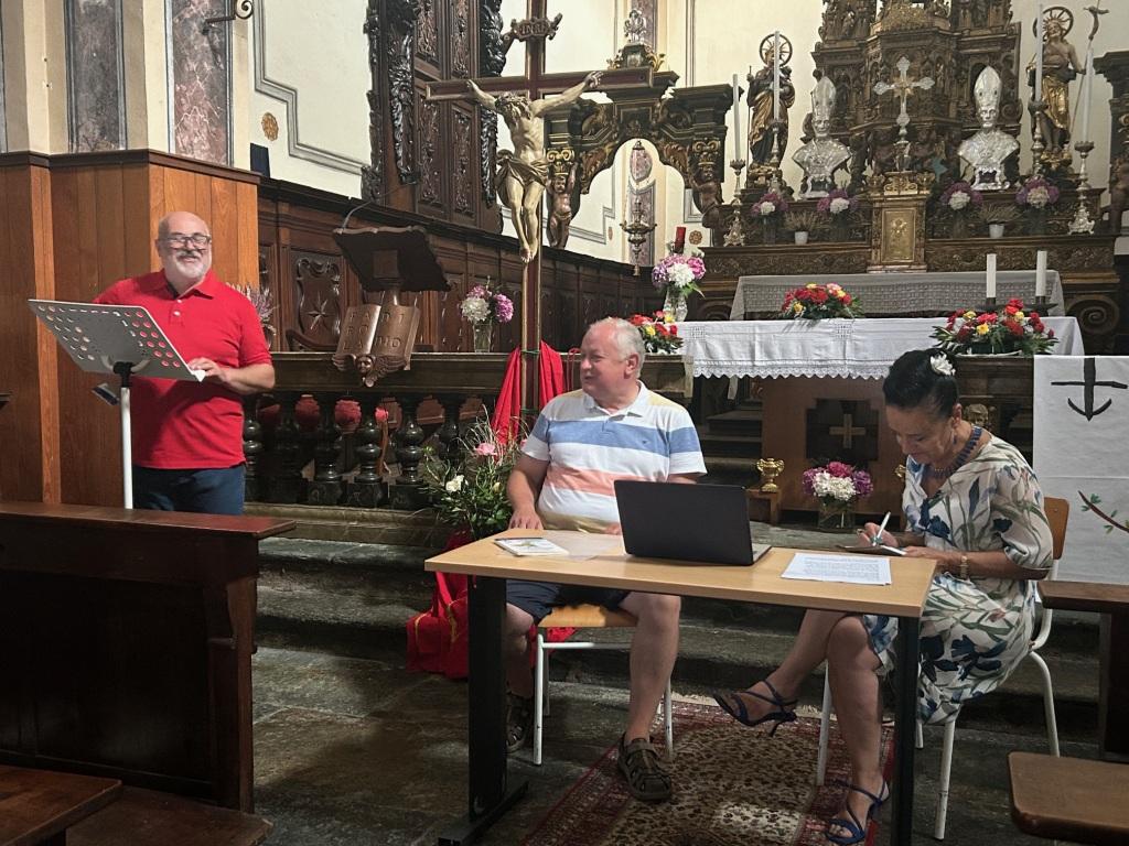 Roberto Travostino ha presentato il suo libro “Spiriti della montagna inquieta” a Rimasco
