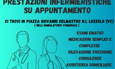 Ambulatorio Infermieristico a Lozzolo, un servizio sempre attivo anche d'estate