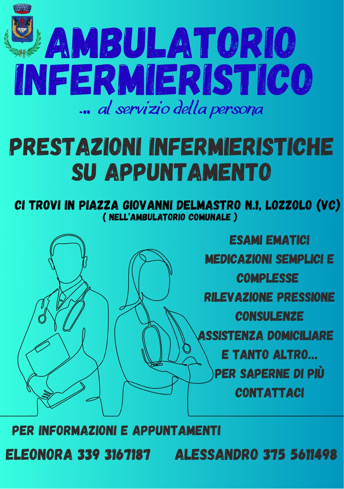 Ambulatorio Infermieristico a Lozzolo, un servizio sempre attivo anche d'estate