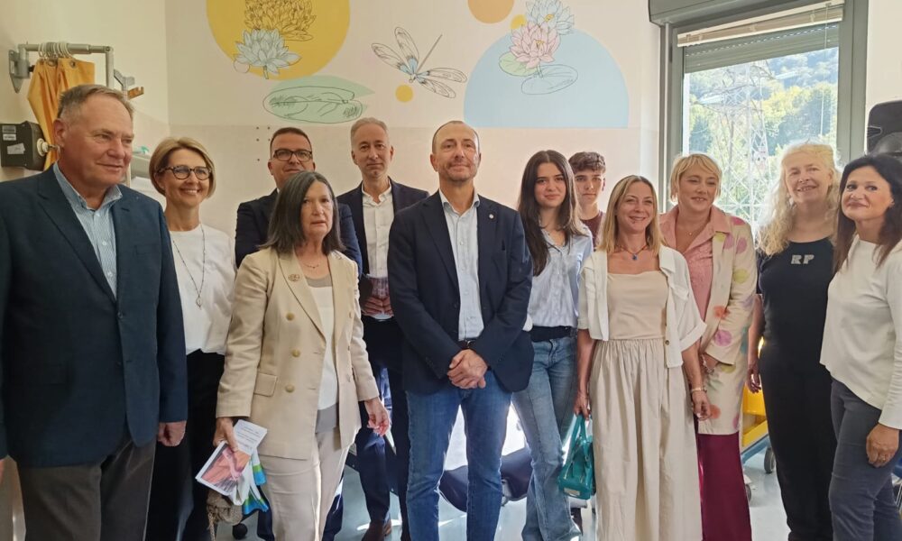 Nuovi murales nel reparto di Oncologia