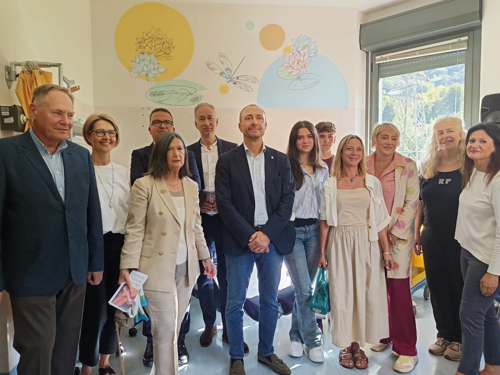 Nuovi murales nel reparto di Oncologia