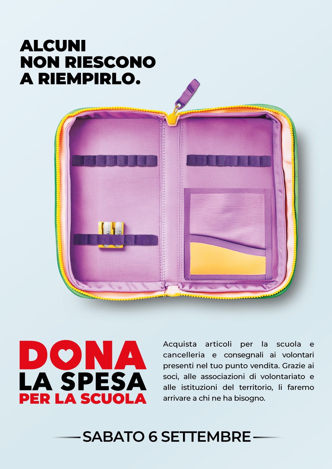 "Dona la Spesa per la Scuola” torna sabato 6 settembre