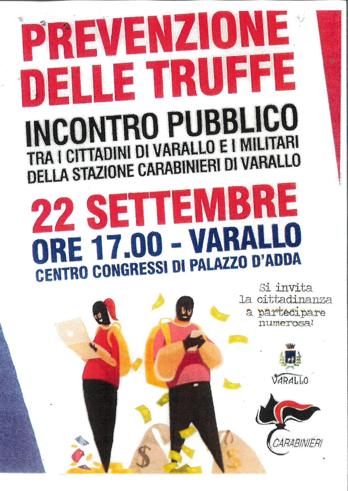 Incontro pubblico tra i cittadini di Varallo e i militari della Stazione Carabinieri di Varallo