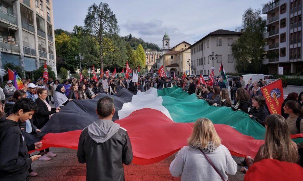 Fiaccolata e corteo pensando al popolo palestinese
