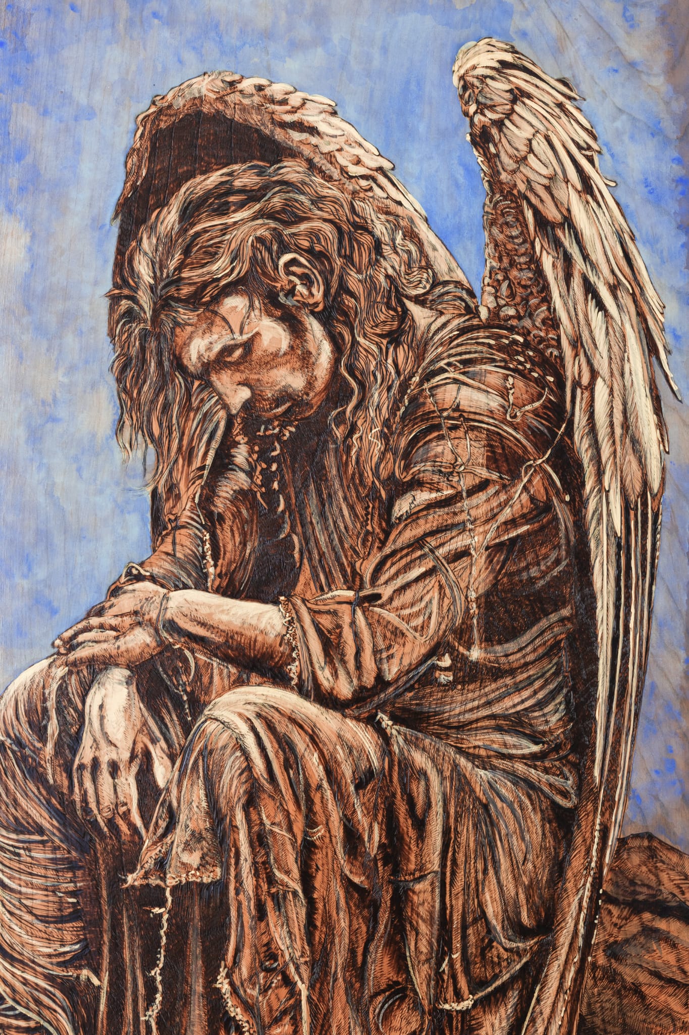 Dall’8 novembre a Quarona la mostra d’arte su legno “Il fuoco e i colori...”: espone Stefania Tagliabue