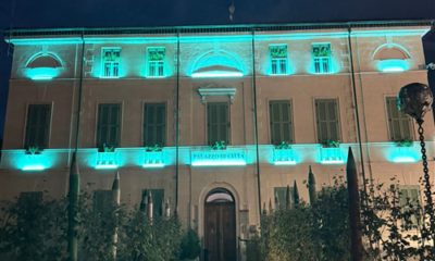 Gattinara si illumina di turchese per la Giornata Internazionale della Dislessia