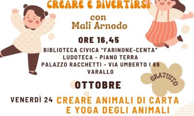 Laboratorio gratuiti in Ludoteca a Varallo con Mali Arnodo