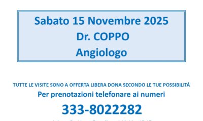 Giornata di Prevenzione con l’Angiologo Dr. Coppo a Villa Barbara Varallo