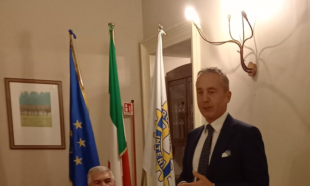 Carlo Riva Vercellotti ospite d’eccezione alla conviviale del Rotary Club Gattinara