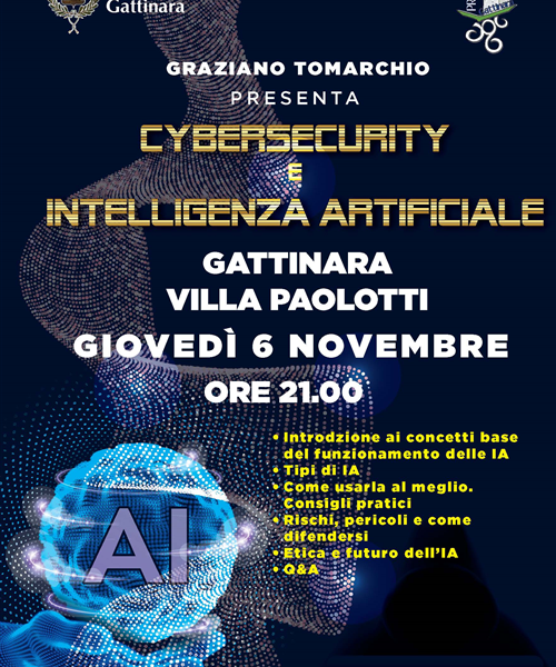 Cybersecurity e Intelligenza Artificiale: una serata per capire, proteggersi e guardare al futuro