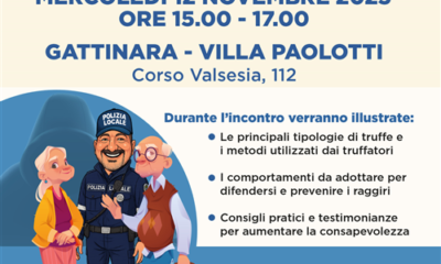 Gattinara aderisce alla Campagna di prevenzione e contrasto delle truffe agli anziani