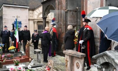 Ricordato con una toccante cerimonia il ten. col. Ermanno Fenoglietti